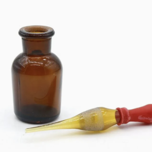Amber Glass Dropper Bottle 30ml Drop Reagent Flask Lab Chemical Glassware